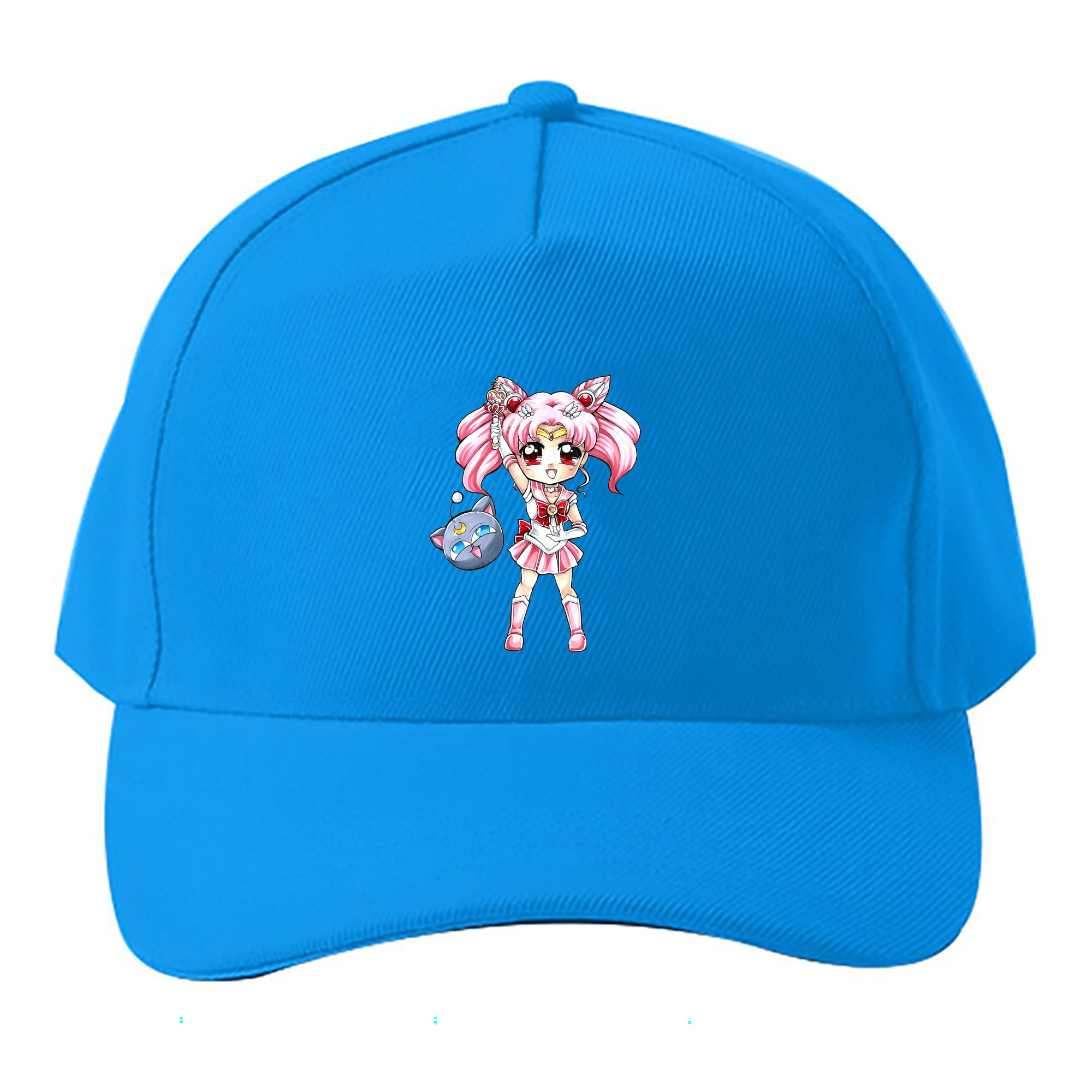 （画像用） 美少女戦士セーラームーン ちびうさ Sailor Moon Chibiusa Tsukino Usagi Small Lady Serenity ベースボールキャップ 綿100％ 男女兼用 帽子 スポーツ